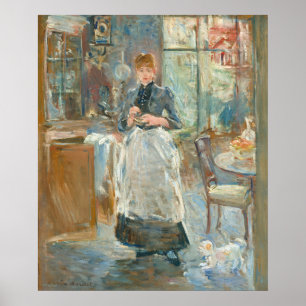 Poster Dans la salle à manger - Berthe Morisot Art