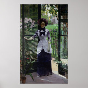 Poster Dans la serre, 1881