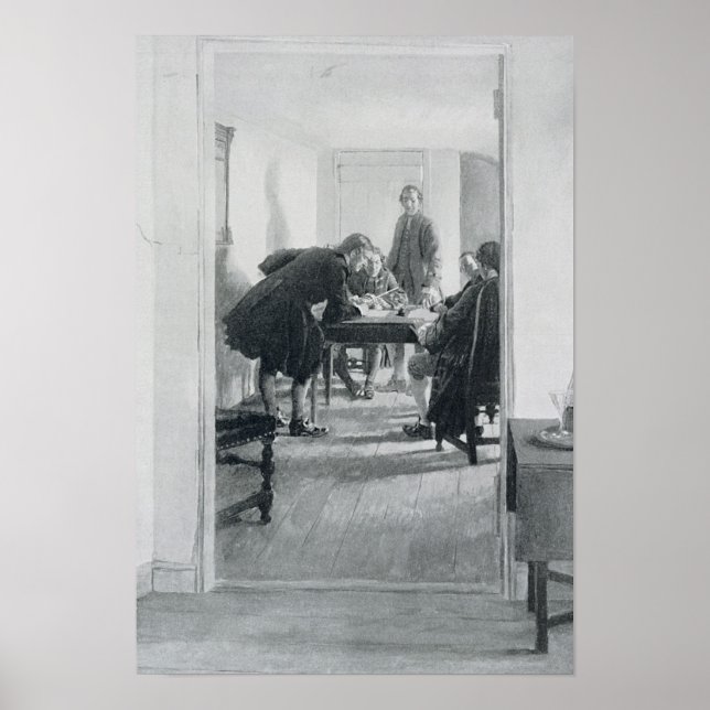 Poster Dans la taverne Old Raleigh (Devant)