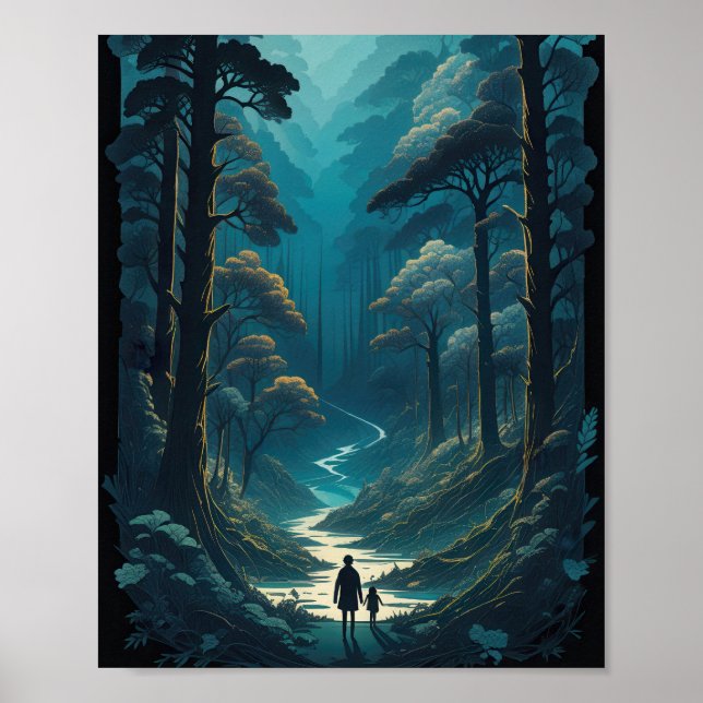 Poster Dans la vallée (Devant)