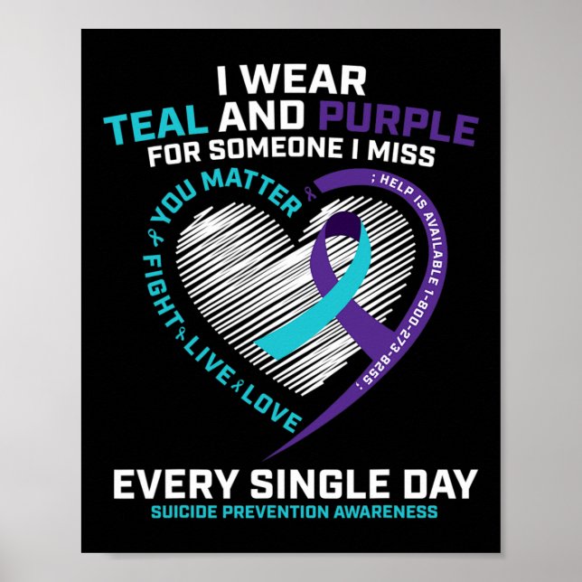 Poster Dans l'amour Mémoire Prévention Suicide (Devant)
