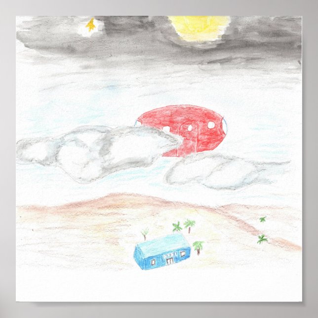 Poster Dans le ciel (Devant)
