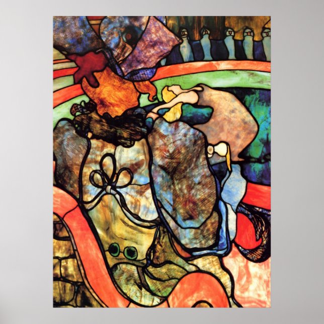 Poster Dans le cirque de Toulouse-Lautrec (Devant)
