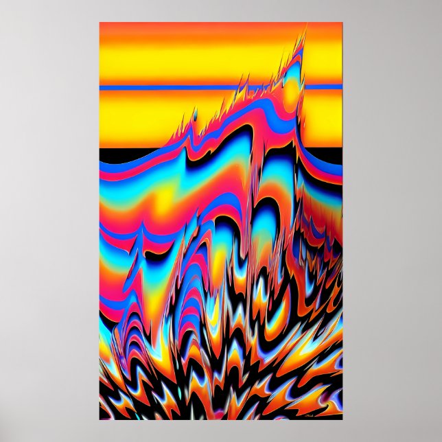 Poster Dans le flash préemballé des formes synthétiques - (Devant)