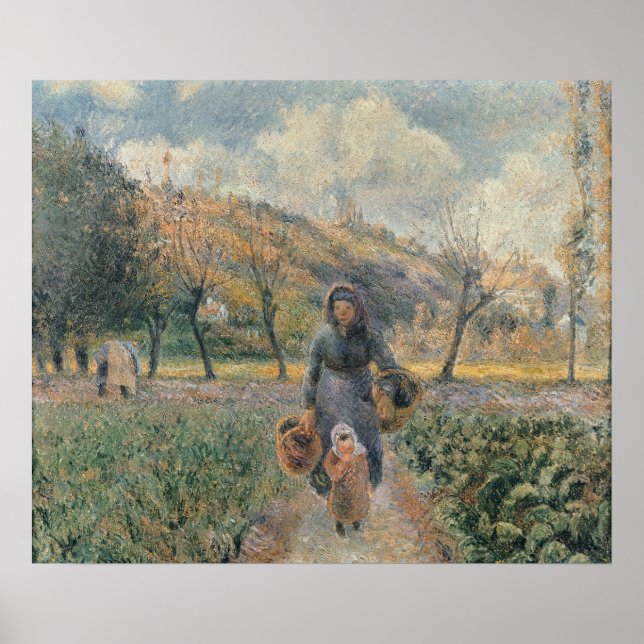 Poster Dans le jardin (Devant)