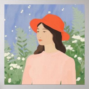 Poster Dans le jardin