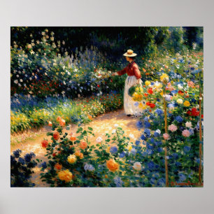 Poster Dans le jardin