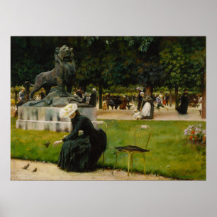 Poster Dans le jardin du Luxembourg