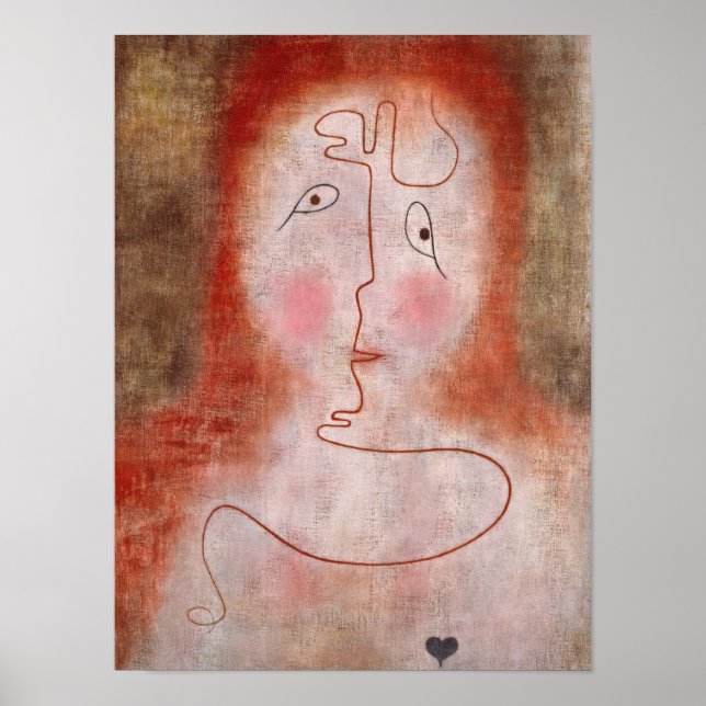 Poster Dans le miroir magique par Paul Klee (Devant)