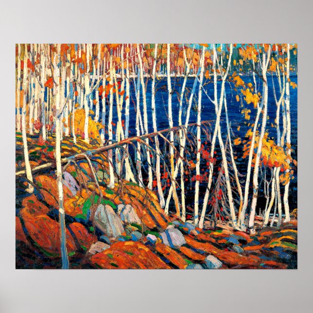 Poster Dans le Northland, les beaux-arts de Tom Thomson, (Devant)