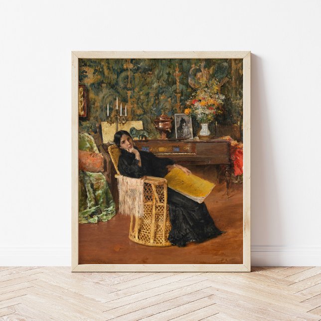 Poster Dans le Studio | William Merritt Chase (Créateur téléchargé)