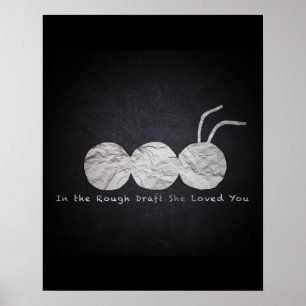 Poster "Dans l'ébauche de projet elle vous a aimés"