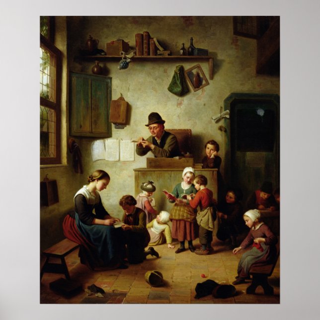 Poster Dans l'école (Devant)