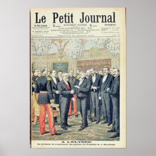 Poster Dans l'Elysee Palace, le transfert cérémonieux