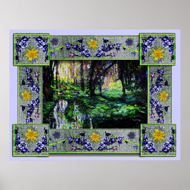 Poster Dans les bois (Devant)