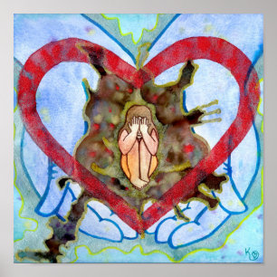 Poster dans les mains de Dieu