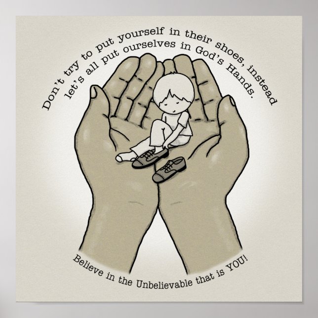 Poster Dans les mains de Dieu (Devant)