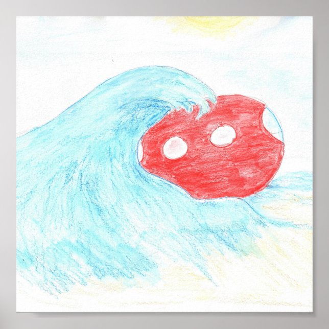 Poster Dans les vagues (Devant)
