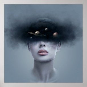 Poster Dans l'espace.