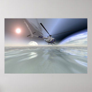 Poster Dans l'espace