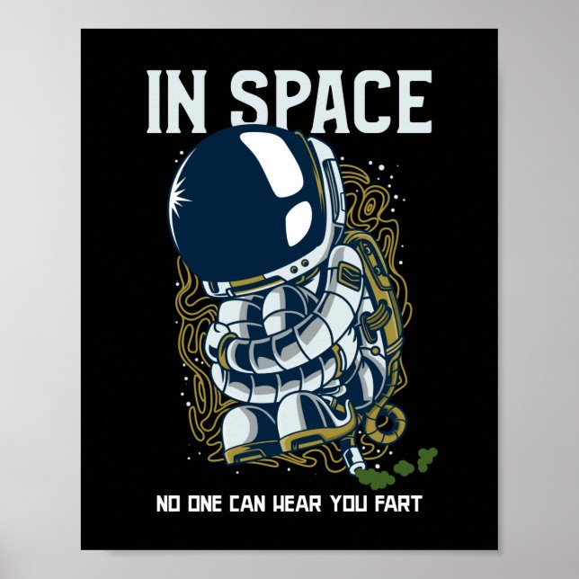 Poster Dans l'espace personne ne peut vous entendre péter (Devant)