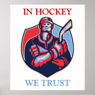 POSTER DANS L'HOCKEY NOUS FAISONS CONFIANCE