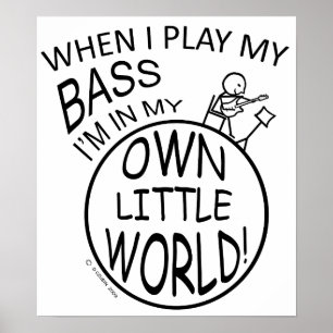Poster Dans Ma Petite Basse Monde