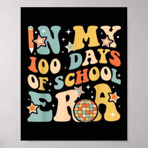 Poster Dans Mes 100 Jours De L'Ère Scolaire Enfants Jeune