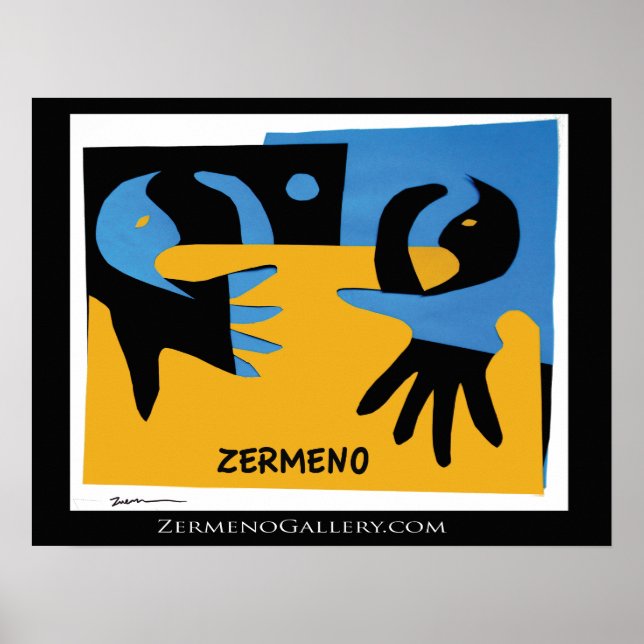 Poster "Dans mes bras" de Zermeno (Devant)