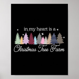 Poster Dans Mon Coeur Est Un Arbre De Noël Farm Taylor 13