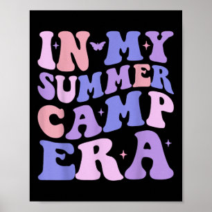 Poster Dans Mon Époque De Camp D'Été Campi De Vacances D'