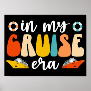 Poster Dans Mon Ere De Croisières Drôle Cruise Lover