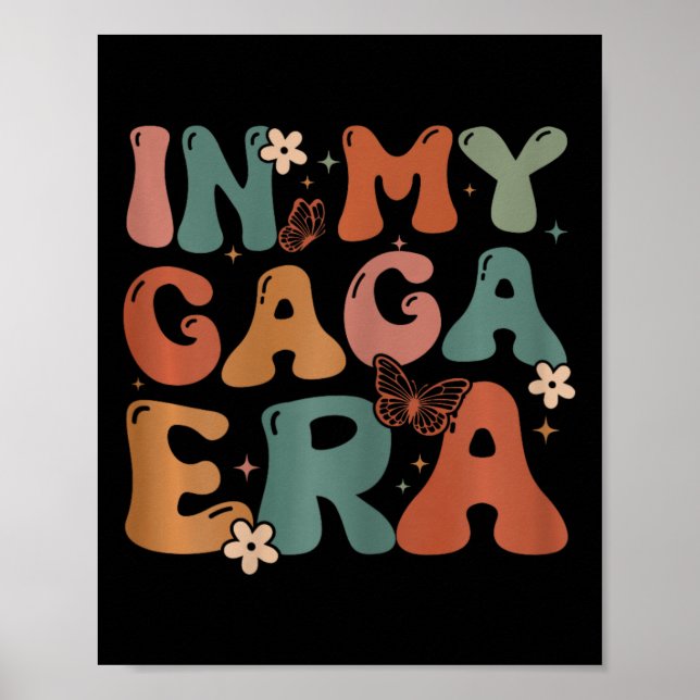 Poster Dans Mon Ere Gaga Anniversaire Gaga Matching Famil (Devant)