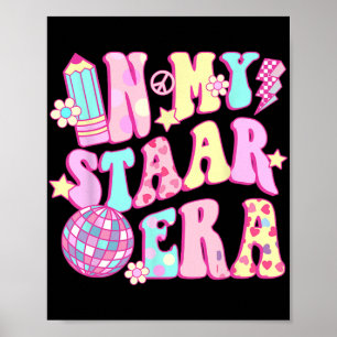 Poster Dans My Star Era Disco Teacher Jour d'examen étudi