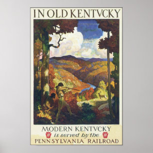 Poster Dans Old Kentucky Pennsylvania Railroad