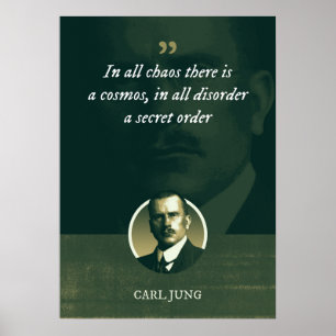 Poster Dans tout chaos il y a un cosmos, dans tout désord