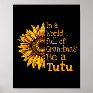 Poster Dans un monde de mamies soyez un tutu Hawaii hawaï