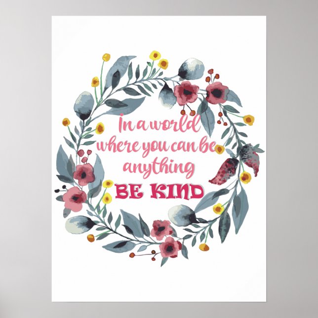 Poster Dans un monde où l'on peut être n'importe quoi (Devant)