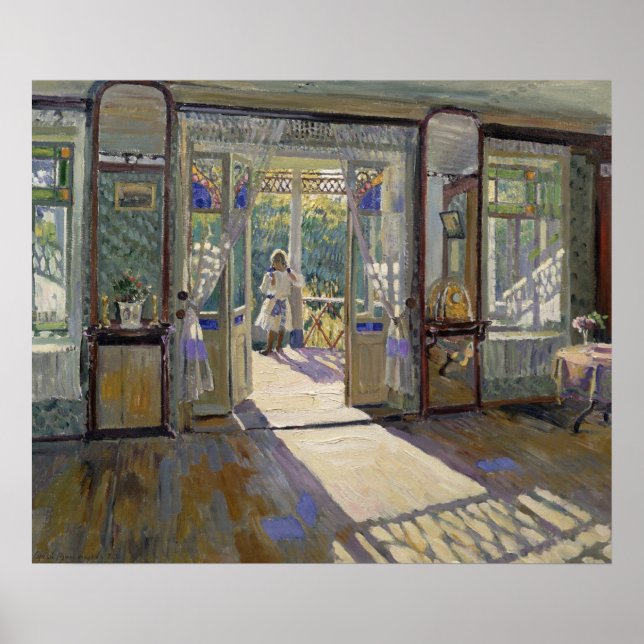 Poster Dans une maison, 1913 (Devant)