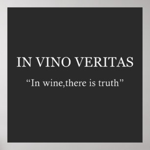 Poster dans vino veritas