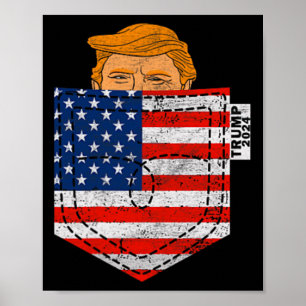 Poster Dans Votre Poche Élection Américaine Trump Pour 20