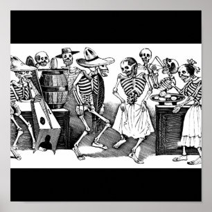 Poster "Dansant le Jarabe dans l'autre monde "