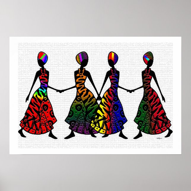 Poster Danse Africaine De La Religion (Devant)