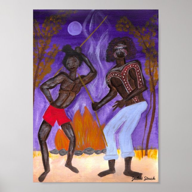 Poster Danse autochtone (Devant)