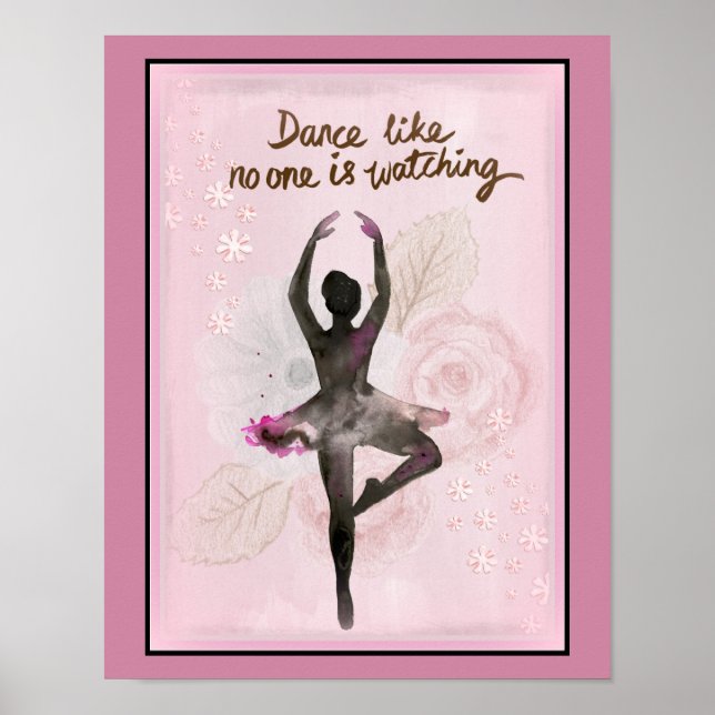 Poster Danse Ballerina (Devant)