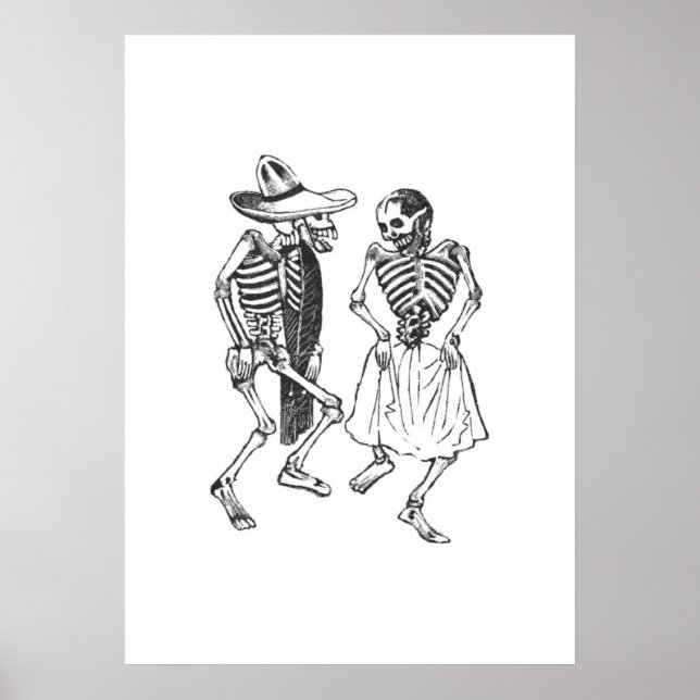 Poster Danse Calaveras Posada (Devant)