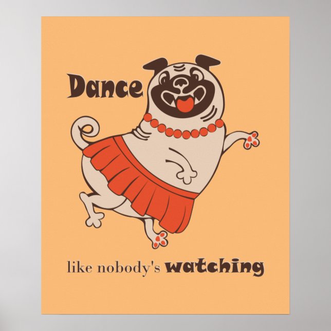 Poster Danse comme personne ne regarde Carlin Girl (Devant)