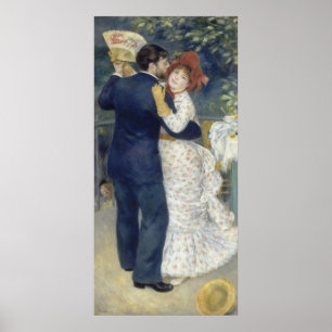 Poster Danse country par Pierre-Auguste Renoir
