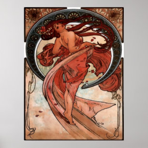 Poster Danse d'Alfons Mucha
