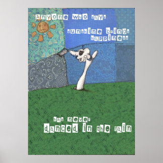 Poster Danse dans la pluie